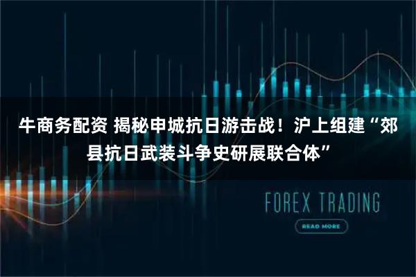 牛商务配资 揭秘申城抗日游击战！沪上组建“郊县抗日武装斗争史研展联合体”