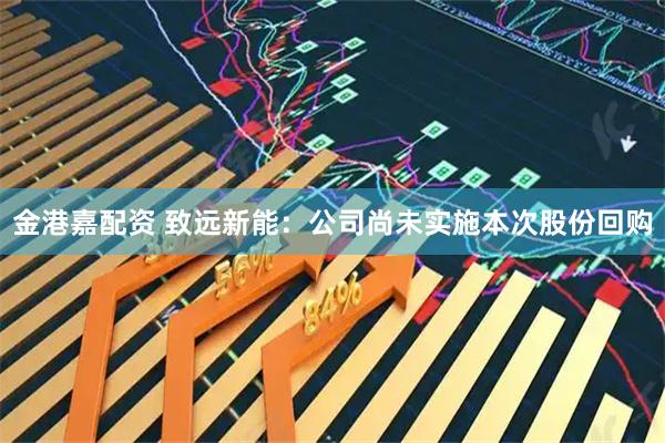 金港嘉配资 致远新能：公司尚未实施本次股份回购